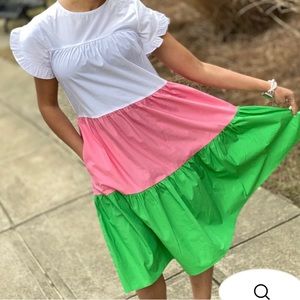 - Brand new color block dress, never worn